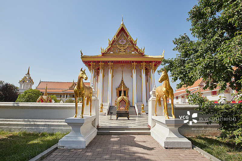 洛阳白马寺泰国佛殿苑大佛殿图片素材