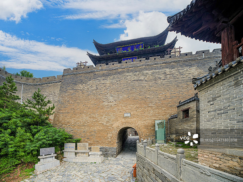 中国山西忻州市代县“中华第一关”雁门关图片素材