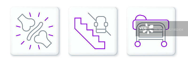 担架关节痛膝盖痛图片素材