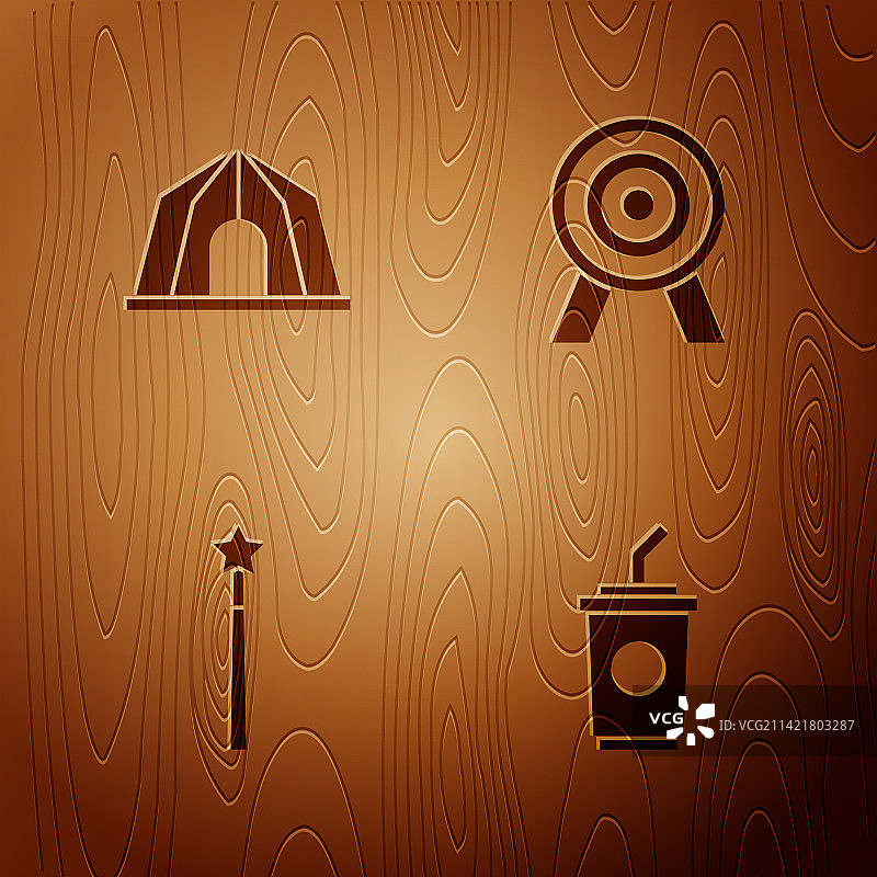 纸杯水马戏团帐篷魔术套装图片素材