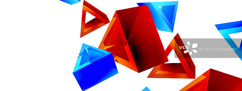 三角形抽象背景3d基本图片素材