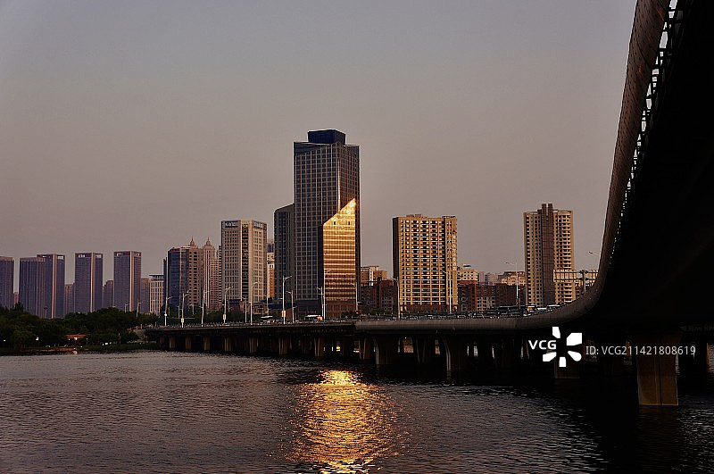 沈阳浑河景观图片素材