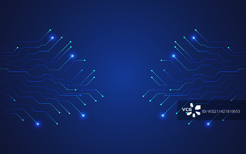 现代科技数据连接通信网络信息安全抽象插画图片素材