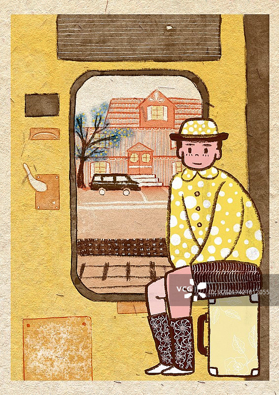 旅行——窗外图片素材