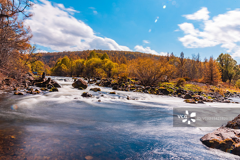 内蒙古兴安盟阿尔山秋天自然风光图片素材