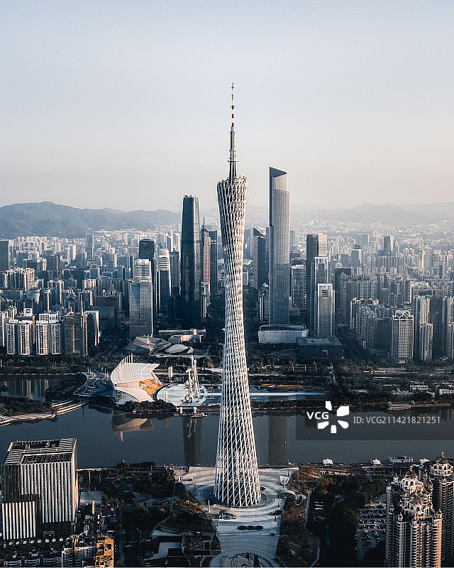 广州城市建筑群图片素材