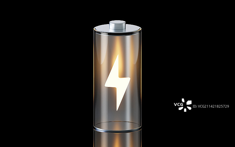 电池与电力能源3D渲染图片素材