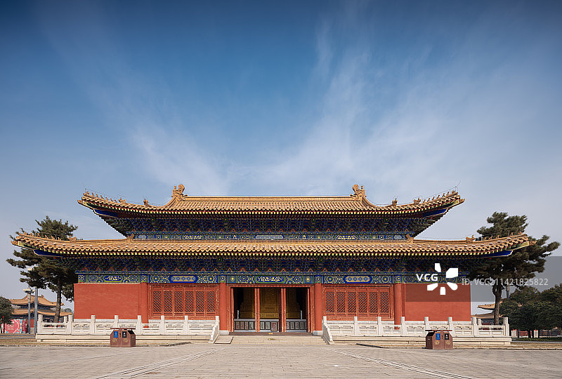 西安楼观台古建筑群图片素材