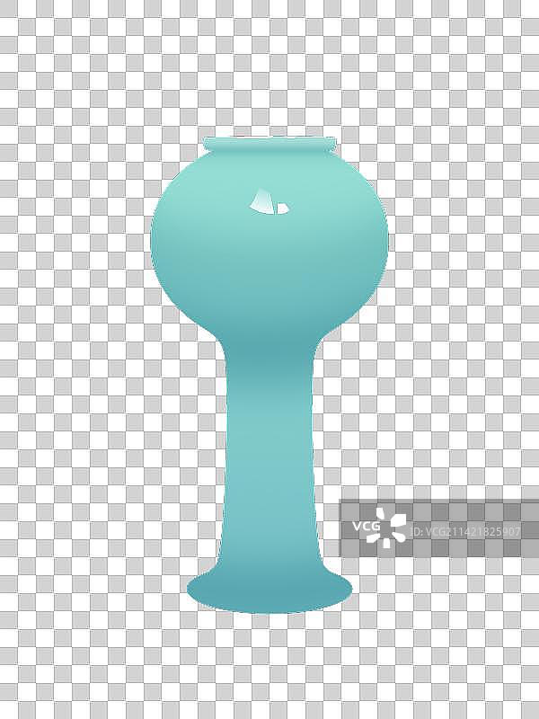 青色瓷瓶图片素材