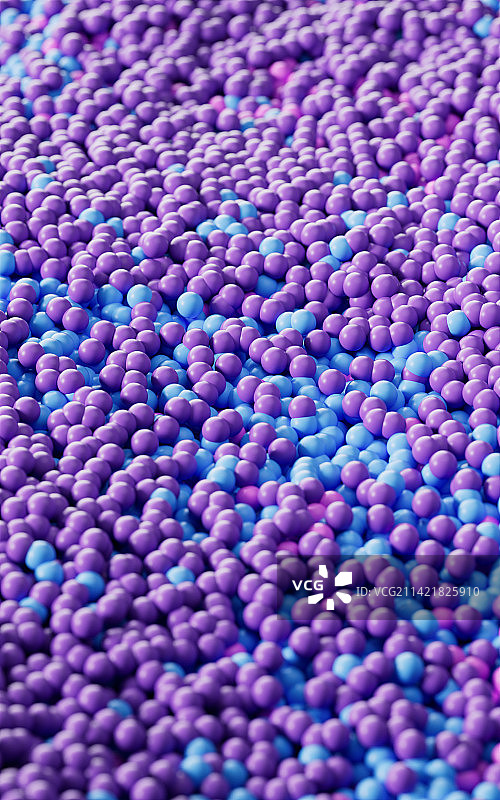 散落的颗粒球体3D渲染图片素材