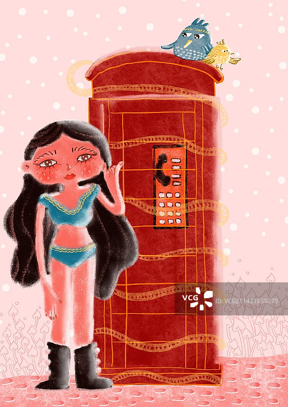 打不出去的电话图片素材
