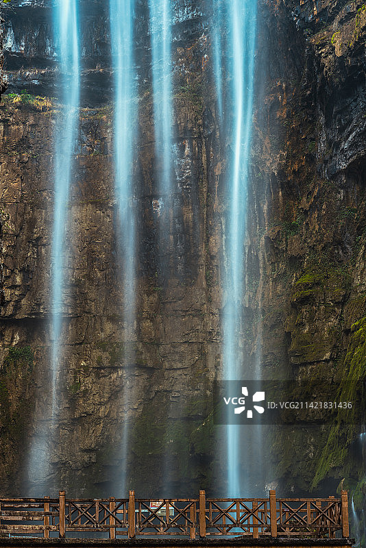 三峡大瀑布局部图片素材