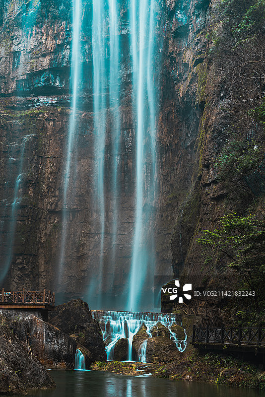 三峡大瀑布图片素材