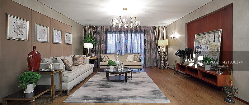 样板房客厅图片素材