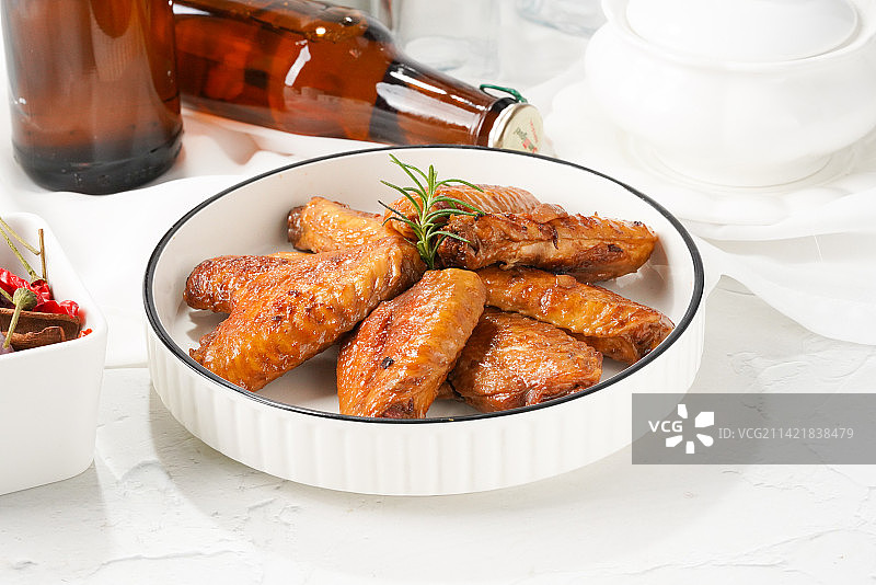 红烧鸡翅图片素材