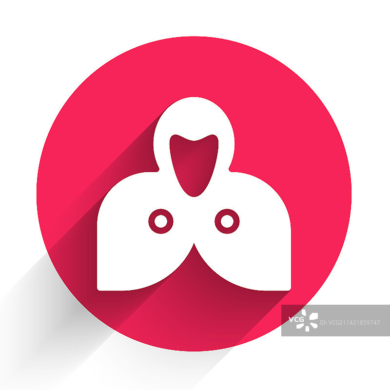 白色斗篷图标图片素材