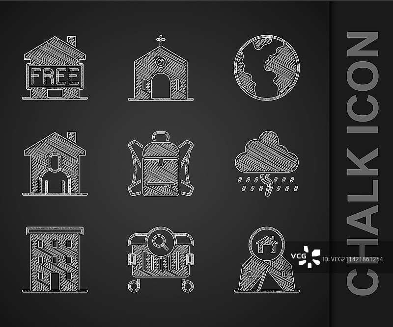 徒步旅行背包寻找食物的旅行者素材图片素材