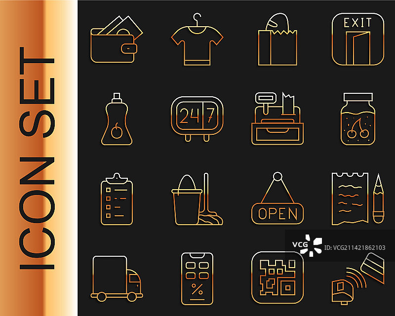 信用卡购物终端机组合图片素材