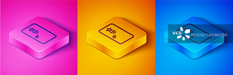 2.5D粉色背景后台线条图标图片素材