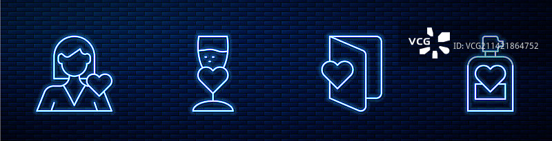 情人节宣传单：浪漫少女图片素材