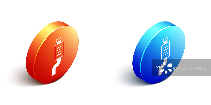 2.5D汽车消声器图标图片素材