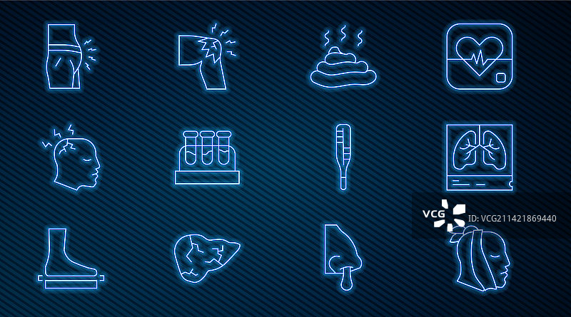 牙痛肺部X光试管图片素材