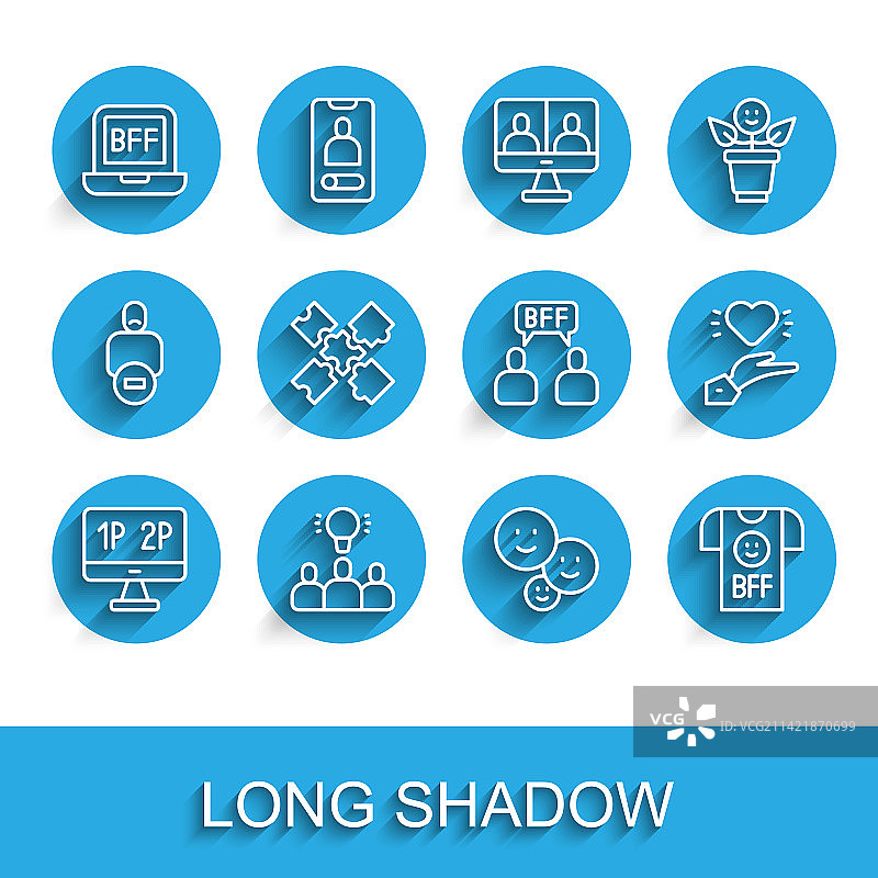 电脑显示器屏幕项目团队套装图片素材