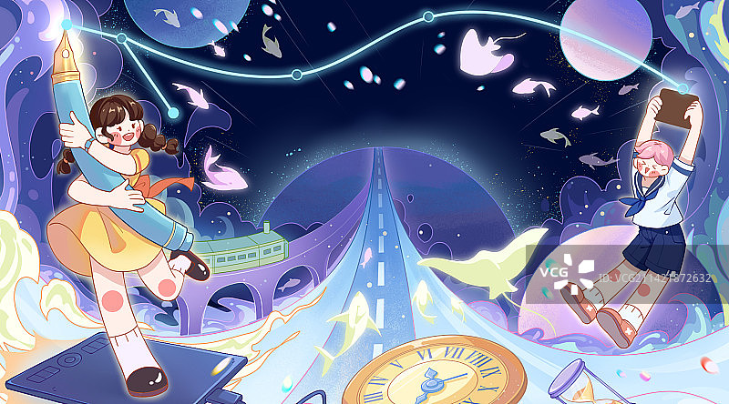 节日插画图片素材