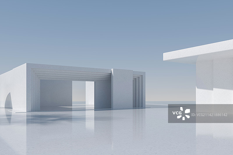 屋顶停车场图片素材