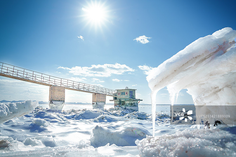 海冰风光图片素材