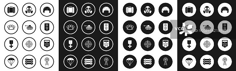 军用头盔、坦克、指节铜套图片素材