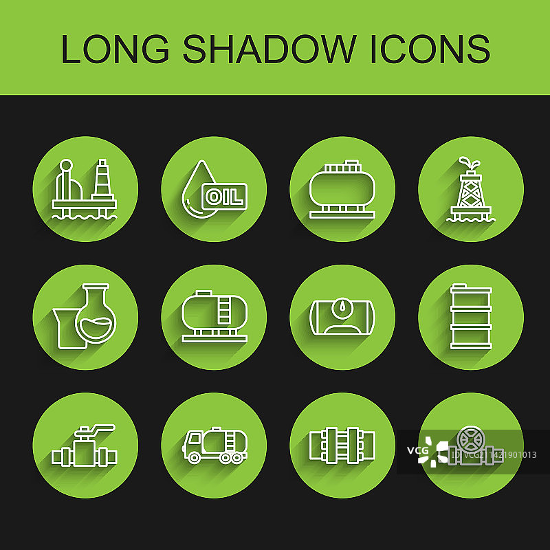 金属线条管道阀门罐车图片素材