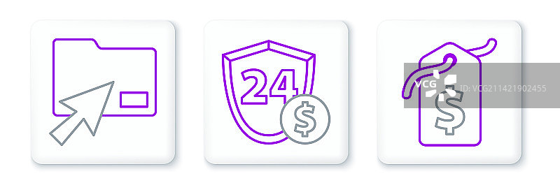 带美元光标点击的价格标签图片素材