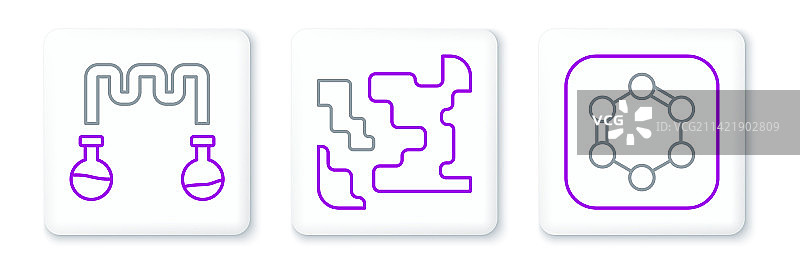 苯环测试管公式组合元素图片素材