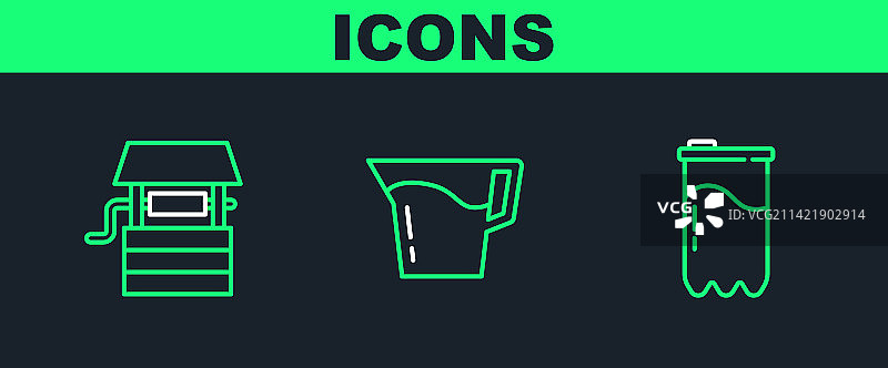 带水桶的滤芯图片素材