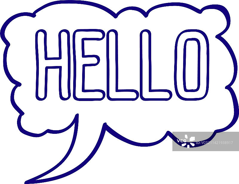 你好语音云聊天消息漫画贴纸图片素材