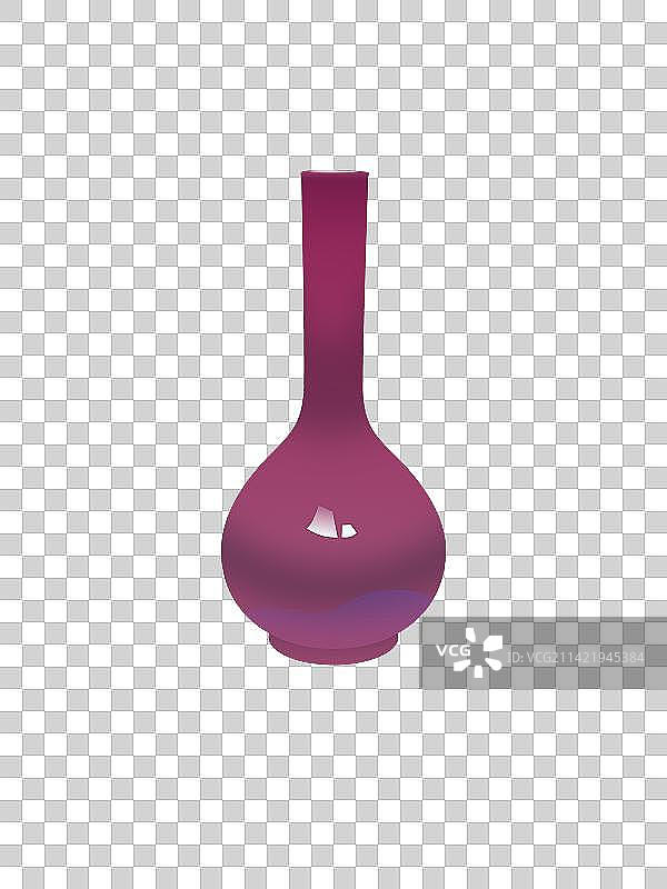 红色瓷瓶图片素材