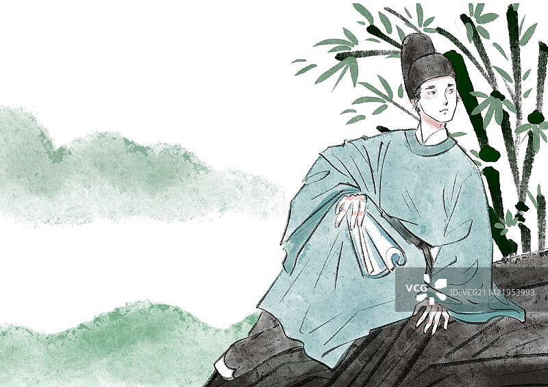 古风插画图片素材