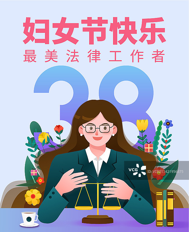 三八妇女节女生节女神节最美医务工作者信息流瀑布流Banner矢量图图片素材