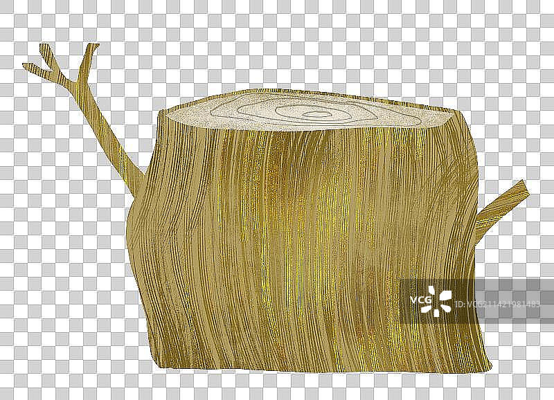 树桩插画元素图片素材