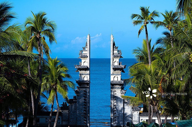 海南三亚大小洞天景区图片素材