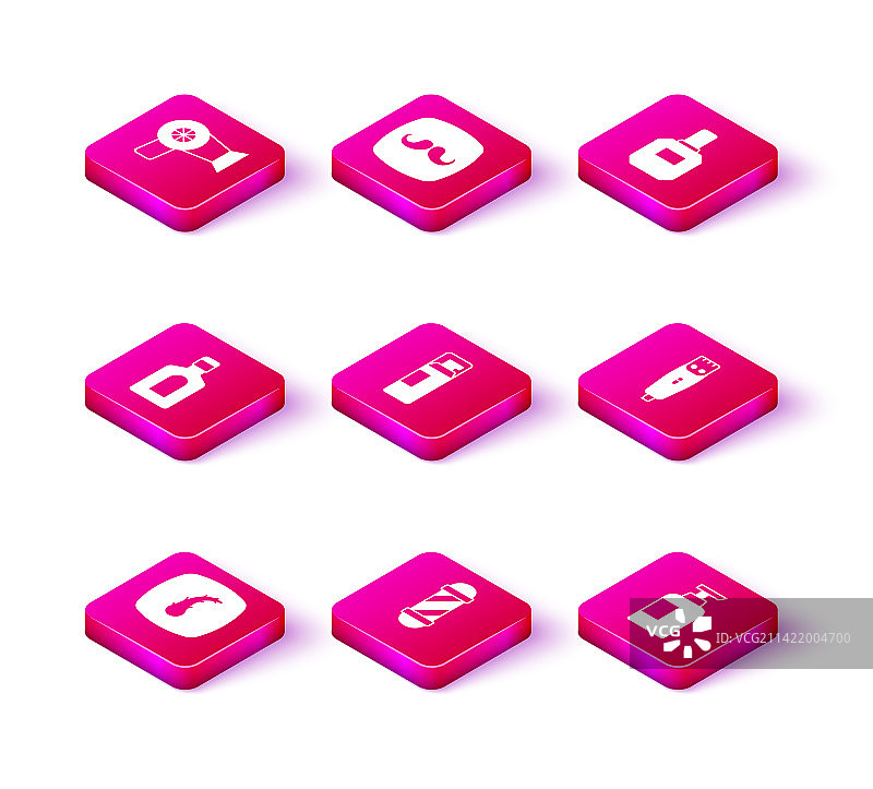 人类毛囊、经典理发店柱图片素材