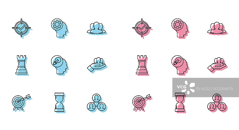 带箭头的线条目标旧沙漏流动图片素材