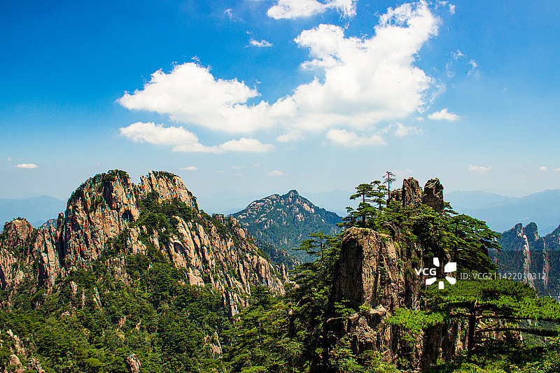 黄山归来不看岳图片素材