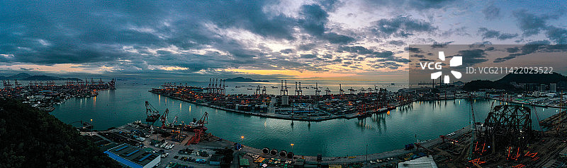 赤湾全景图片素材