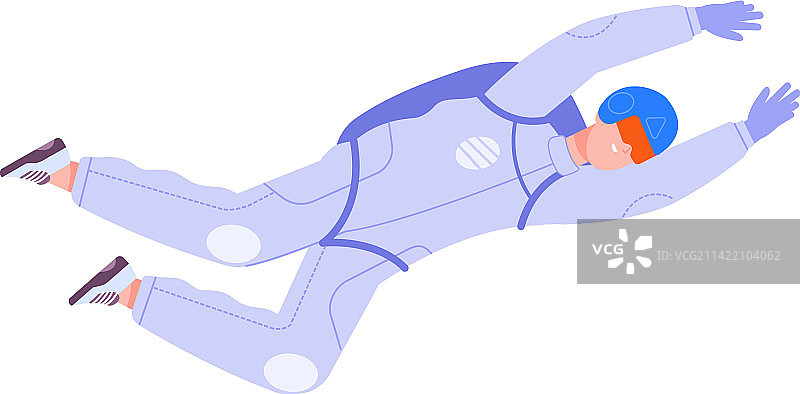 极限运动：男子跳伞图片素材