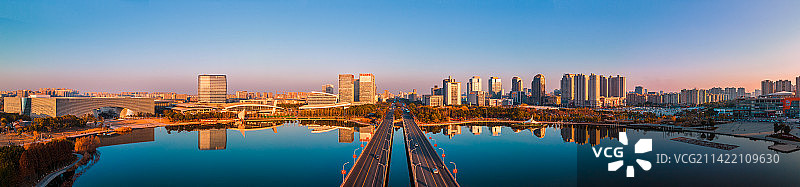 扬州明月湖大桥图片素材