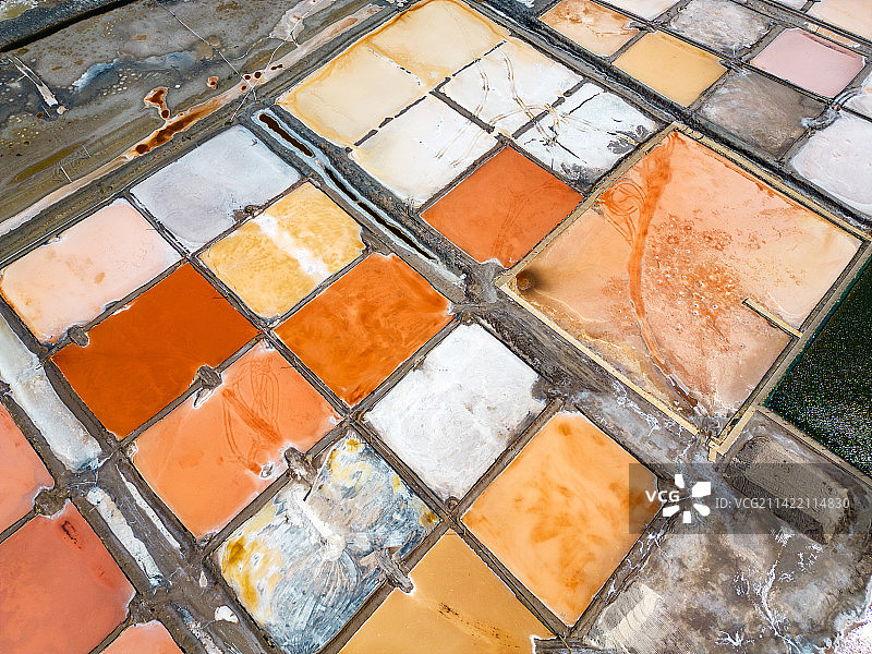 陕西定边盐湖图片素材