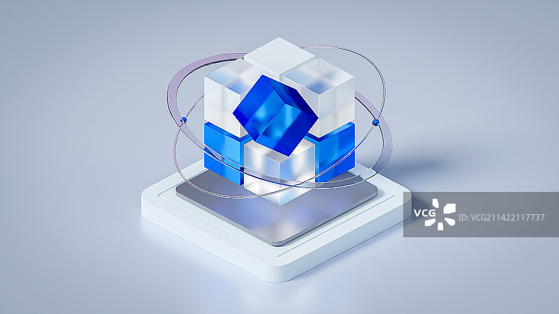 几何图形正方体魔方图片素材