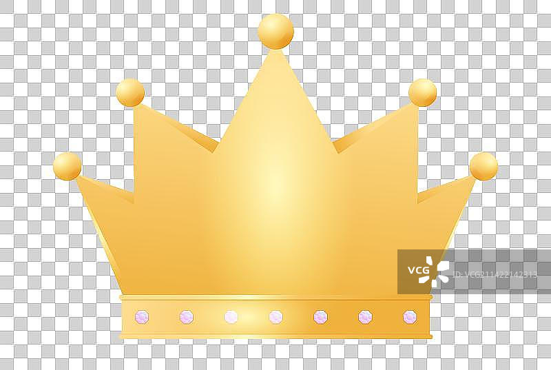 女神节王冠金色装饰图片素材